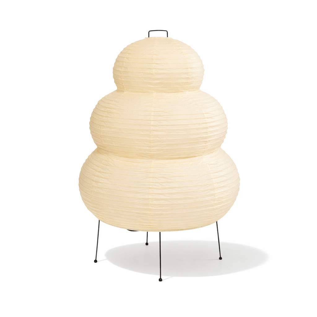 Tsuki Japanese Paper Lantern Table Lamp for Bedside and Living Room