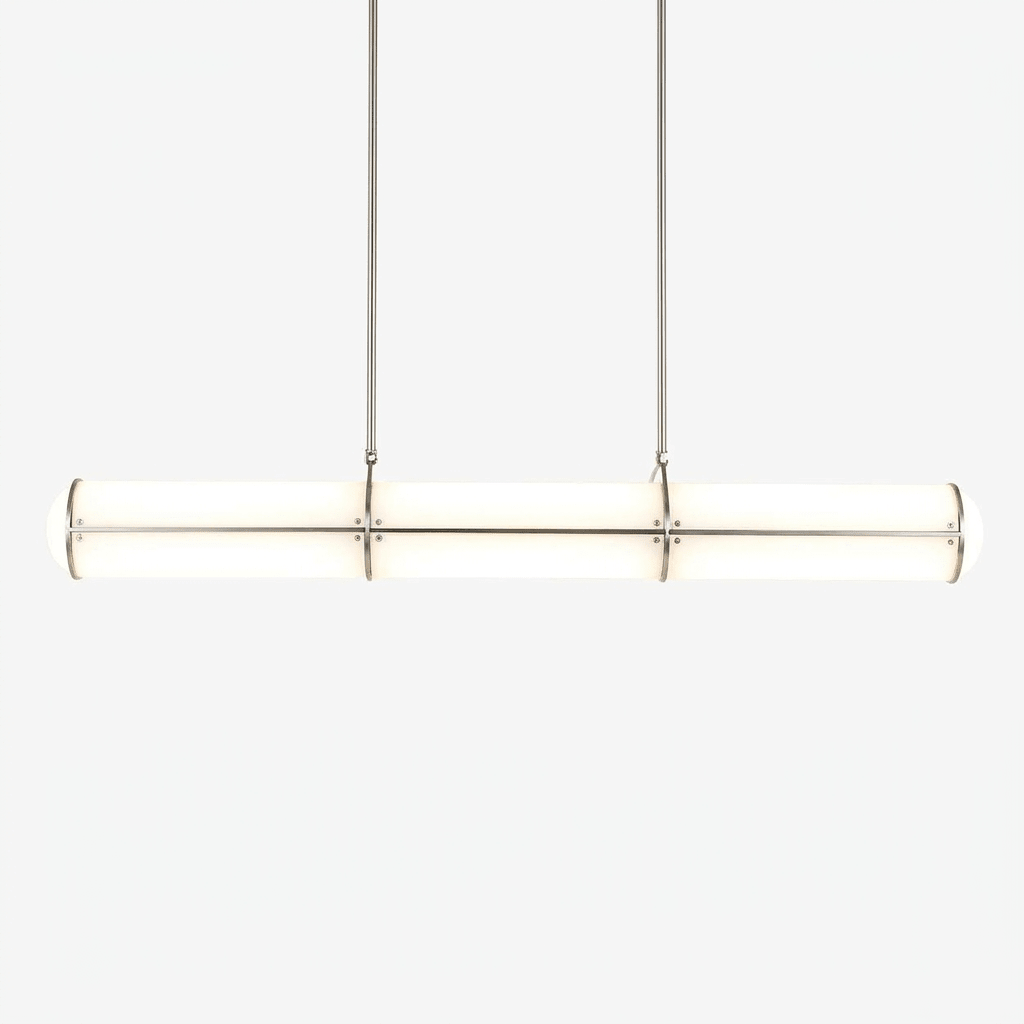 Endless Linear Cylinder Dimmable LED Pendant Light for Kitchen Islands