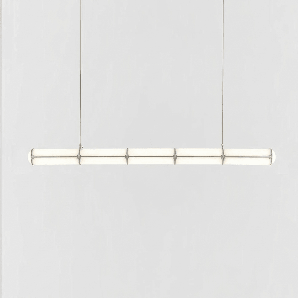 Endless Linear Cylinder Dimmable LED Pendant Light for Kitchen Islands