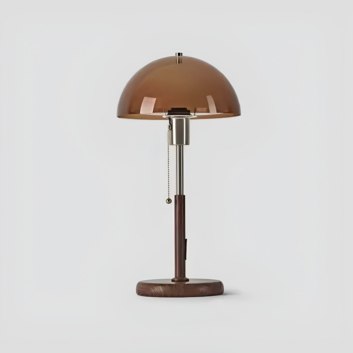 Kinoko Mushroom Amber Glass Table Lamp for Bedroom & Living Room