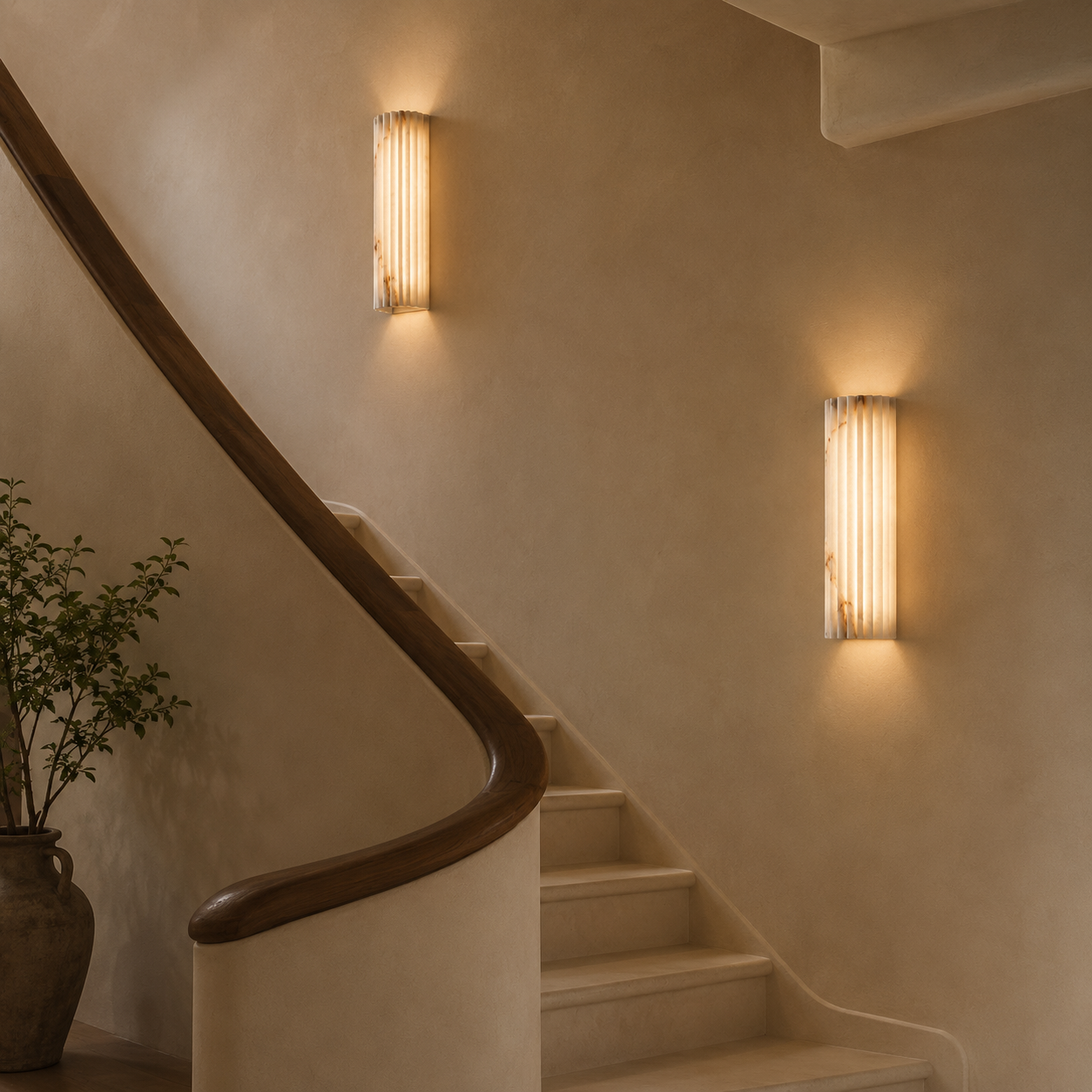 Alvora Alabaster Wall Light