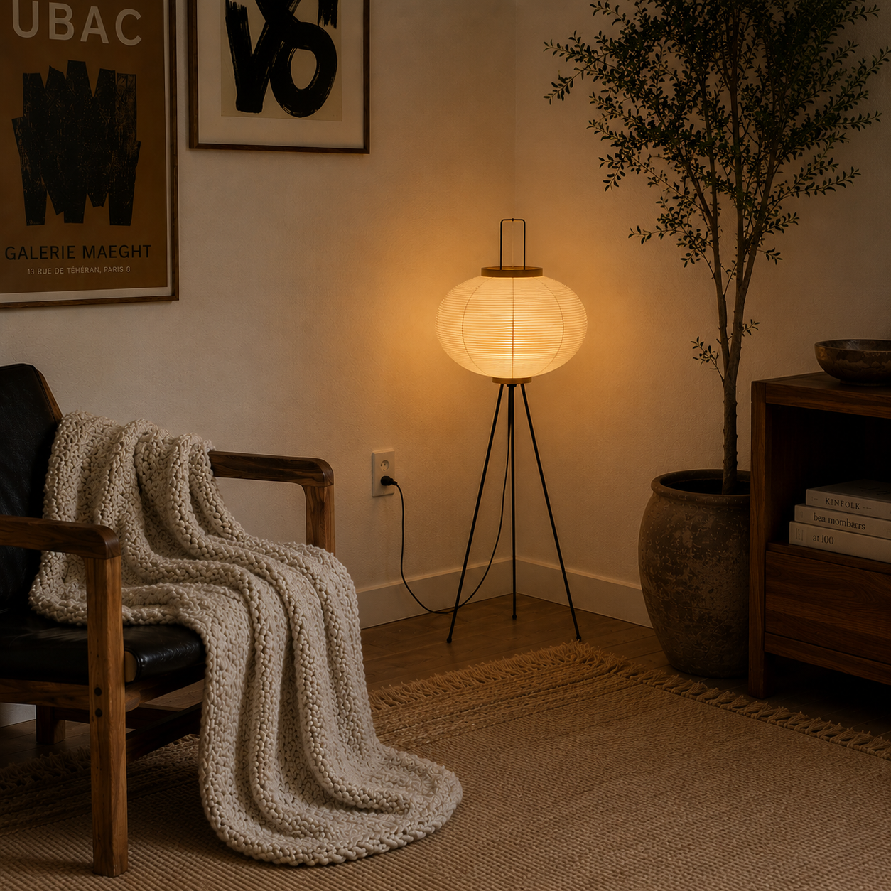 Renji Rice Paper Floor Lamp