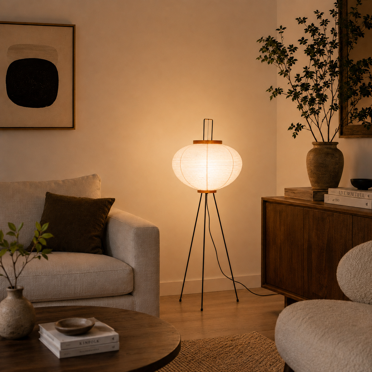 Renji Rice Paper Floor Lamp