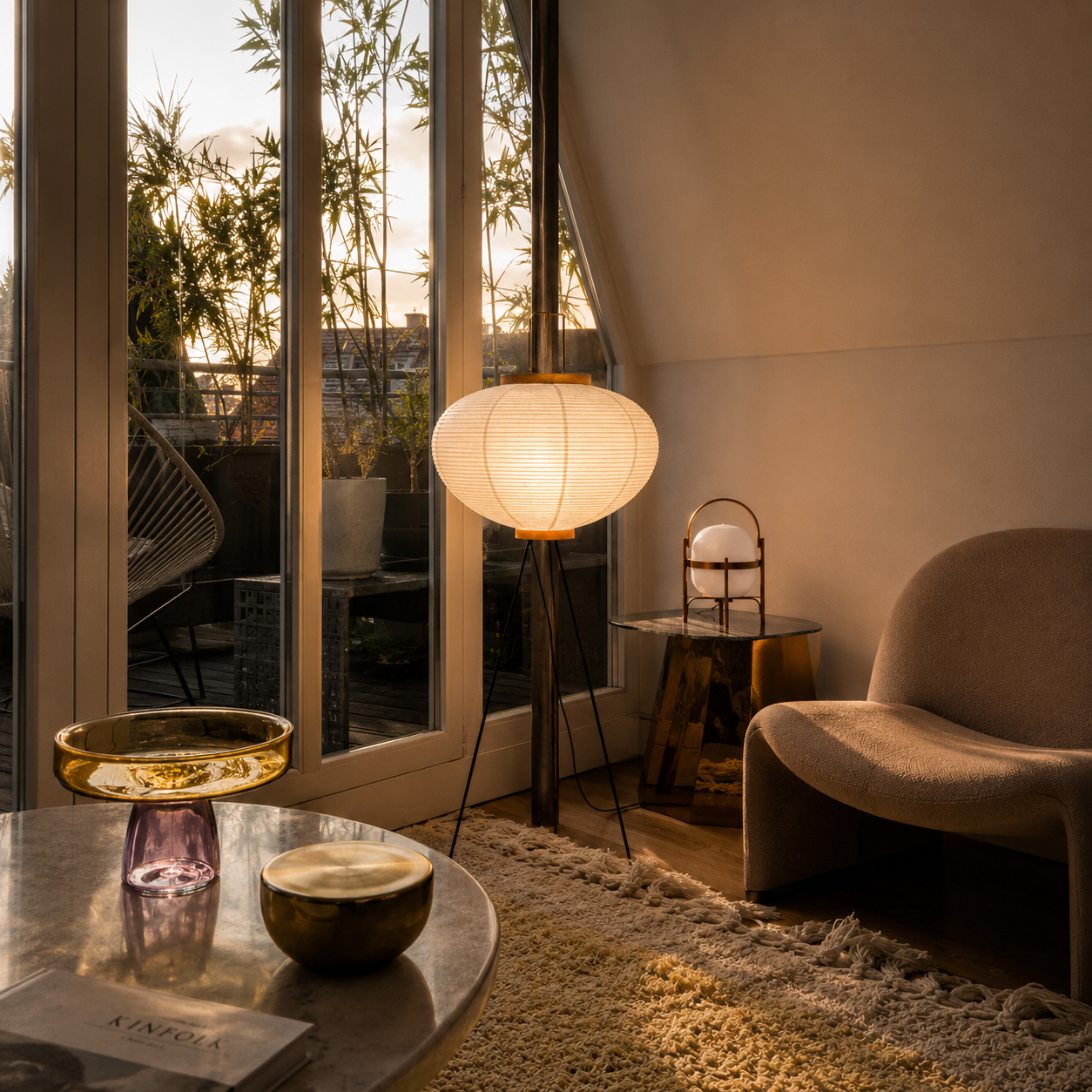 Renji Rice Paper Floor Lamp