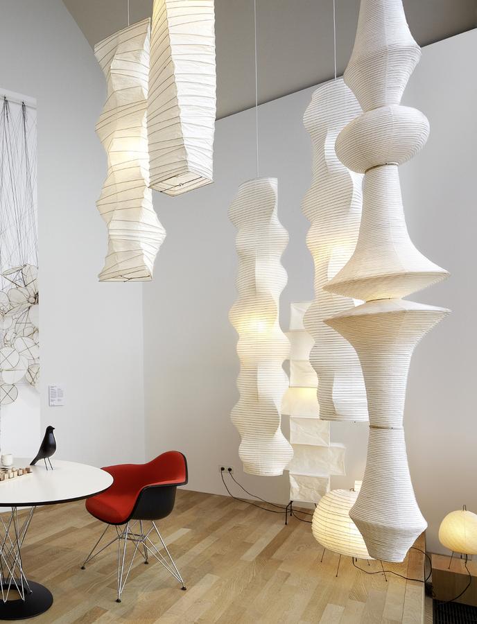 Sora Rice Stacked Paper Floor Lamp for Living Room & Bedroom