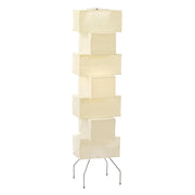 Sora Rice Stacked Paper Floor Lamp for Living Room & Bedroom