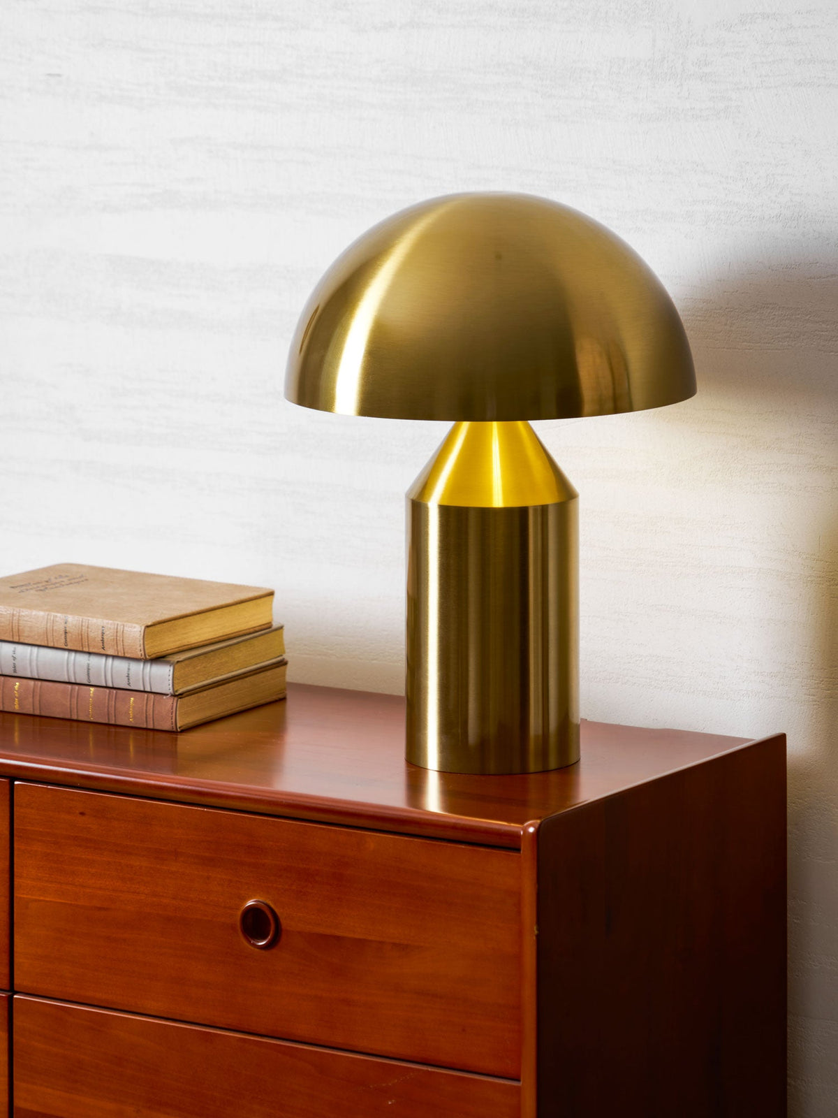 Solido Sculptural Geometric Metal Table Lamp for Bedroom Living Room