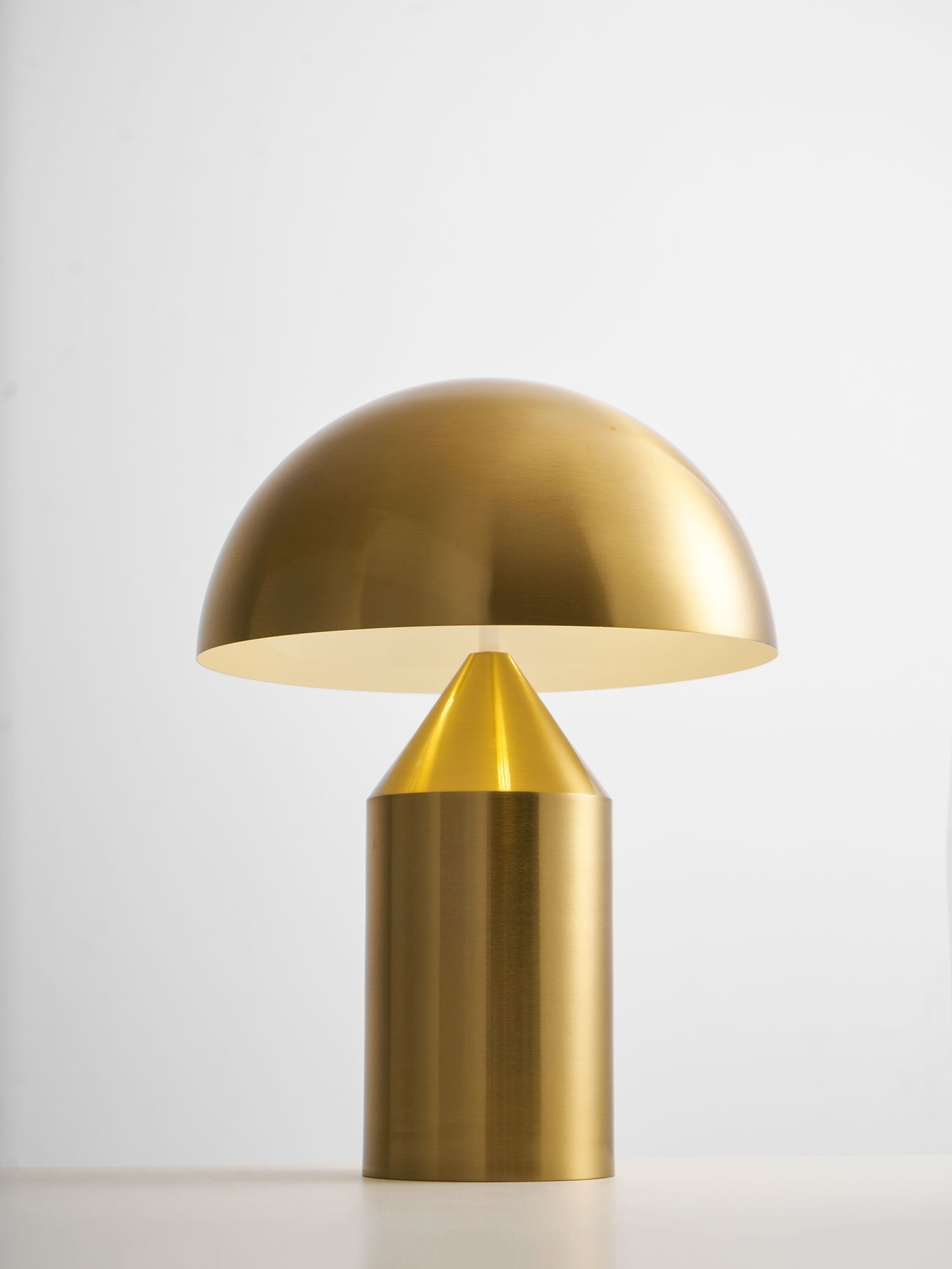 Solido Sculptural Geometric Metal Table Lamp for Bedroom Living Room