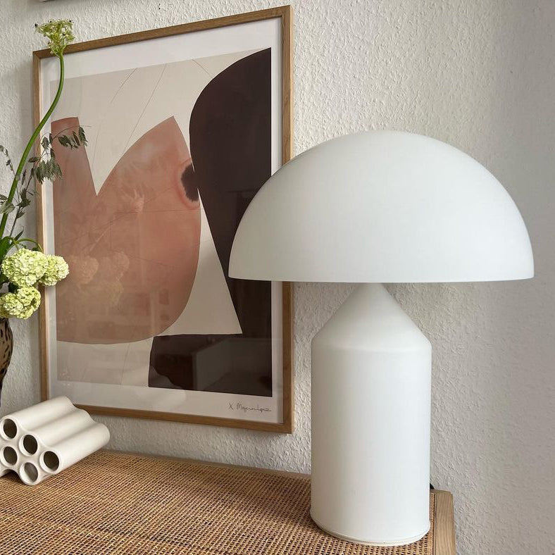 Solido Sculptural Geometric Metal Table Lamp for Bedroom Living Room