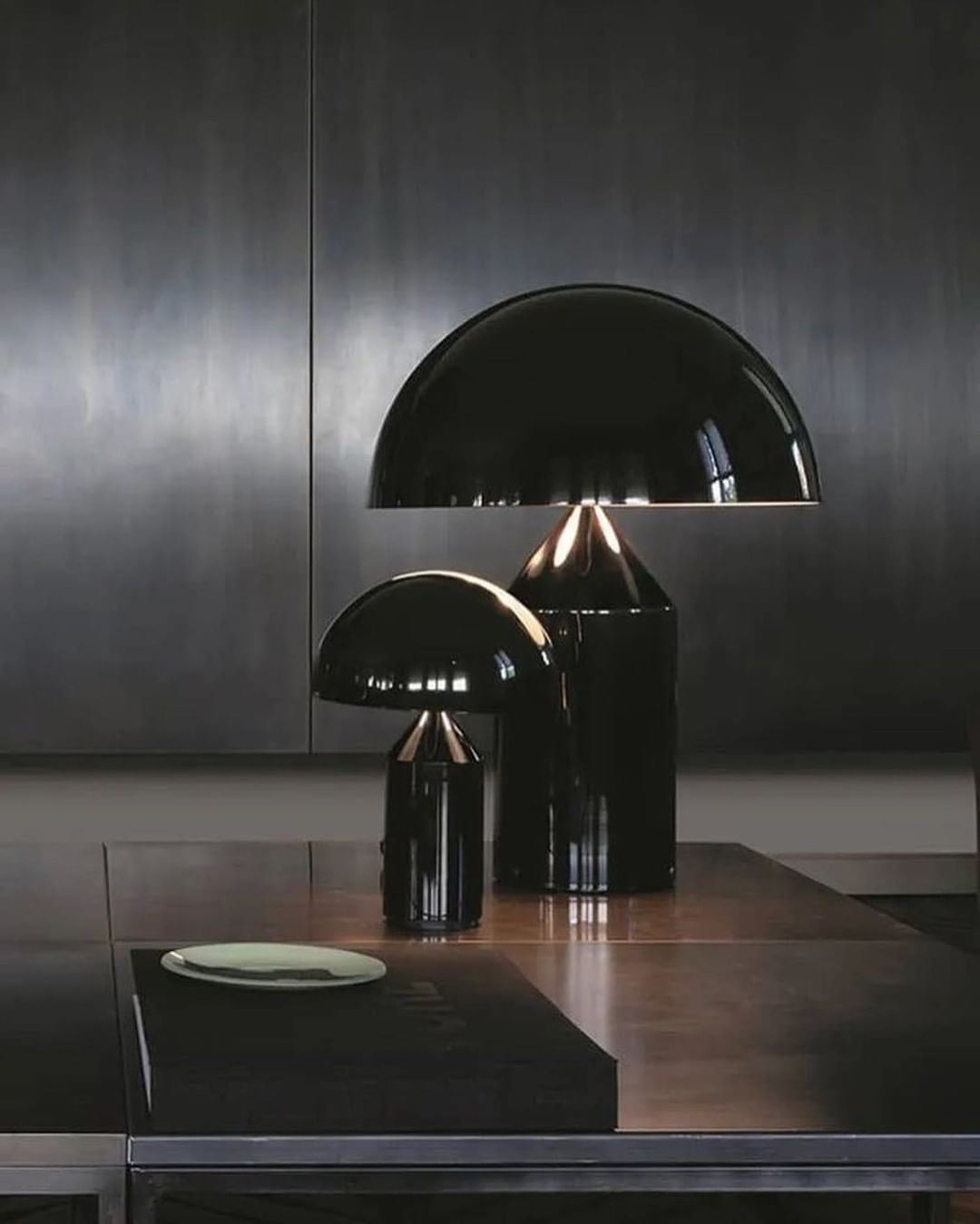 Solido Sculptural Geometric Metal Table Lamp for Bedroom Living Room