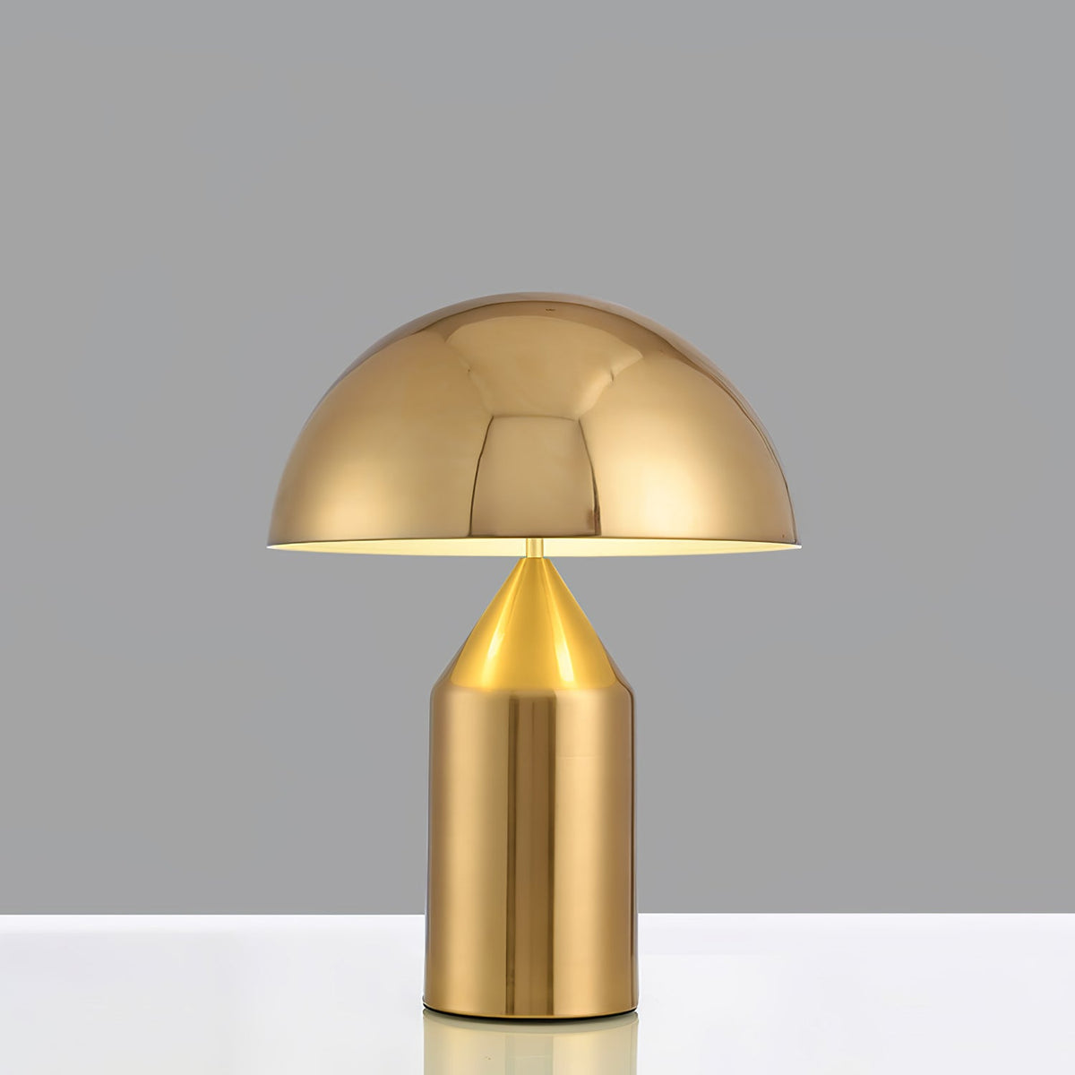 Solido Sculptural Geometric Metal Table Lamp for Bedroom Living Room