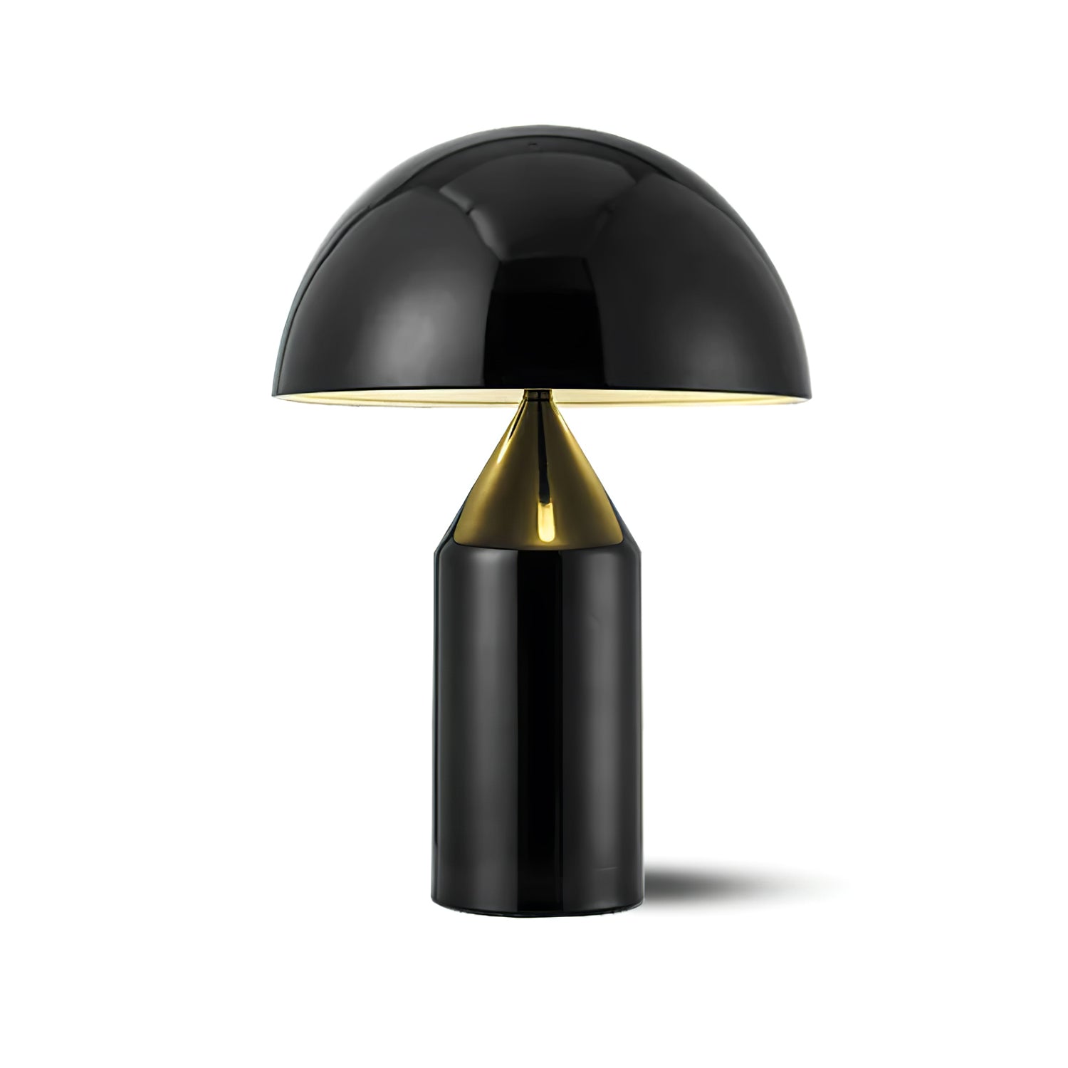 Solido Sculptural Geometric Metal Table Lamp for Bedroom Living Room