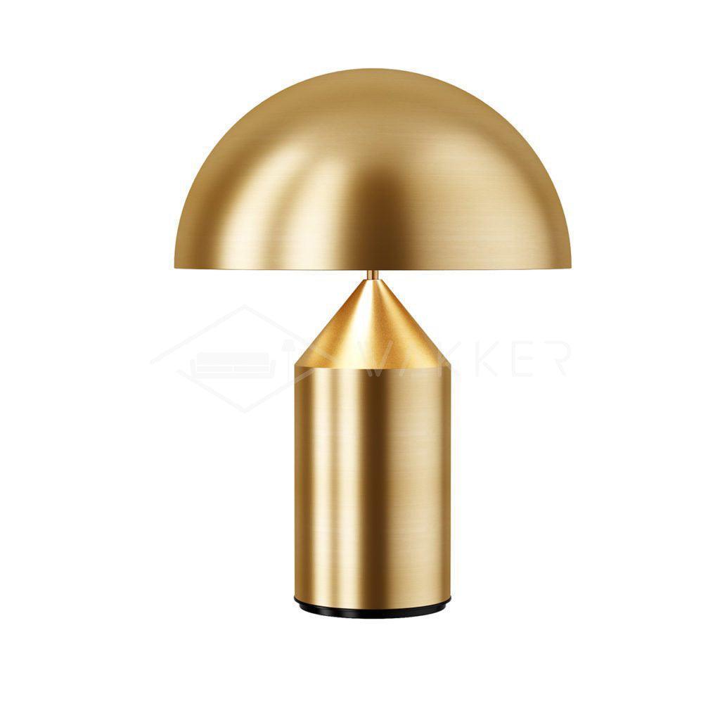 Solido Sculptural Geometric Metal Table Lamp for Bedroom Living Room