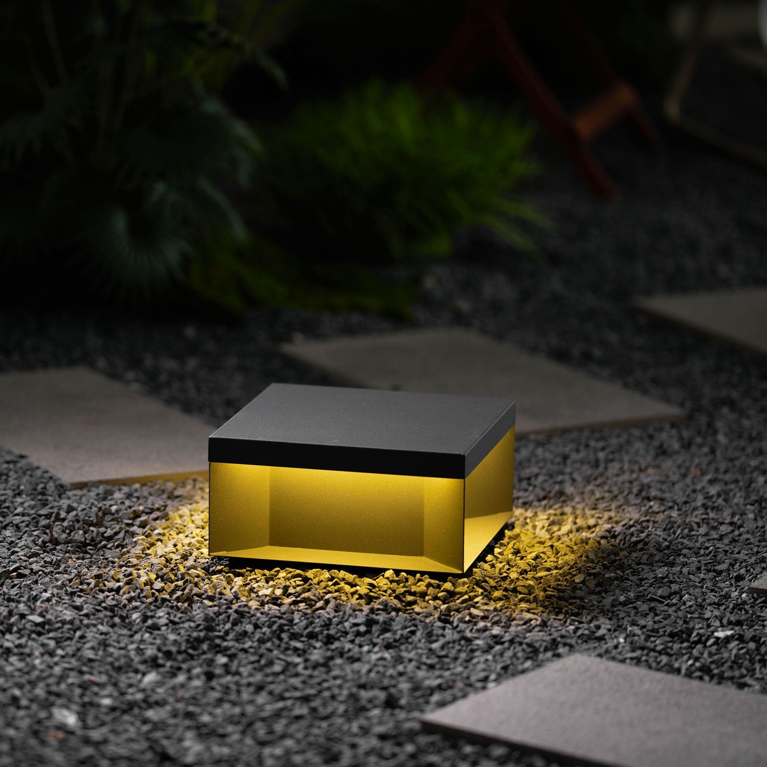 Bloc Cube IP65 Waterproof Outdoor Post Light for Garden and Pathways