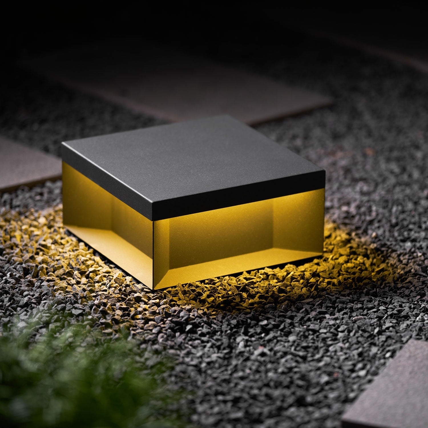 Bloc Cube IP65 Waterproof Outdoor Post Light for Garden and Pathways