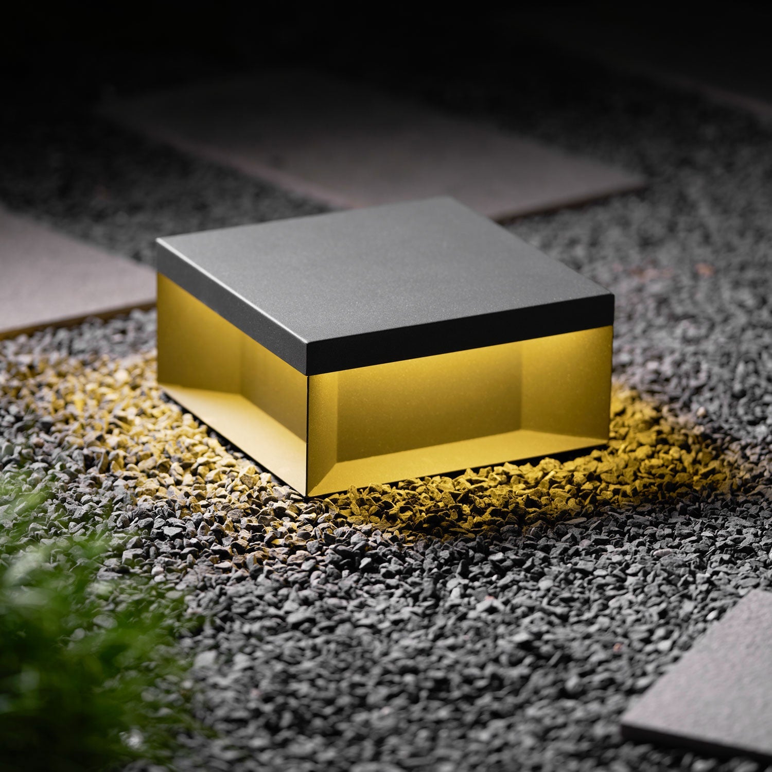 Bloc Cube IP65 Waterproof Outdoor Post Light for Garden and Pathways