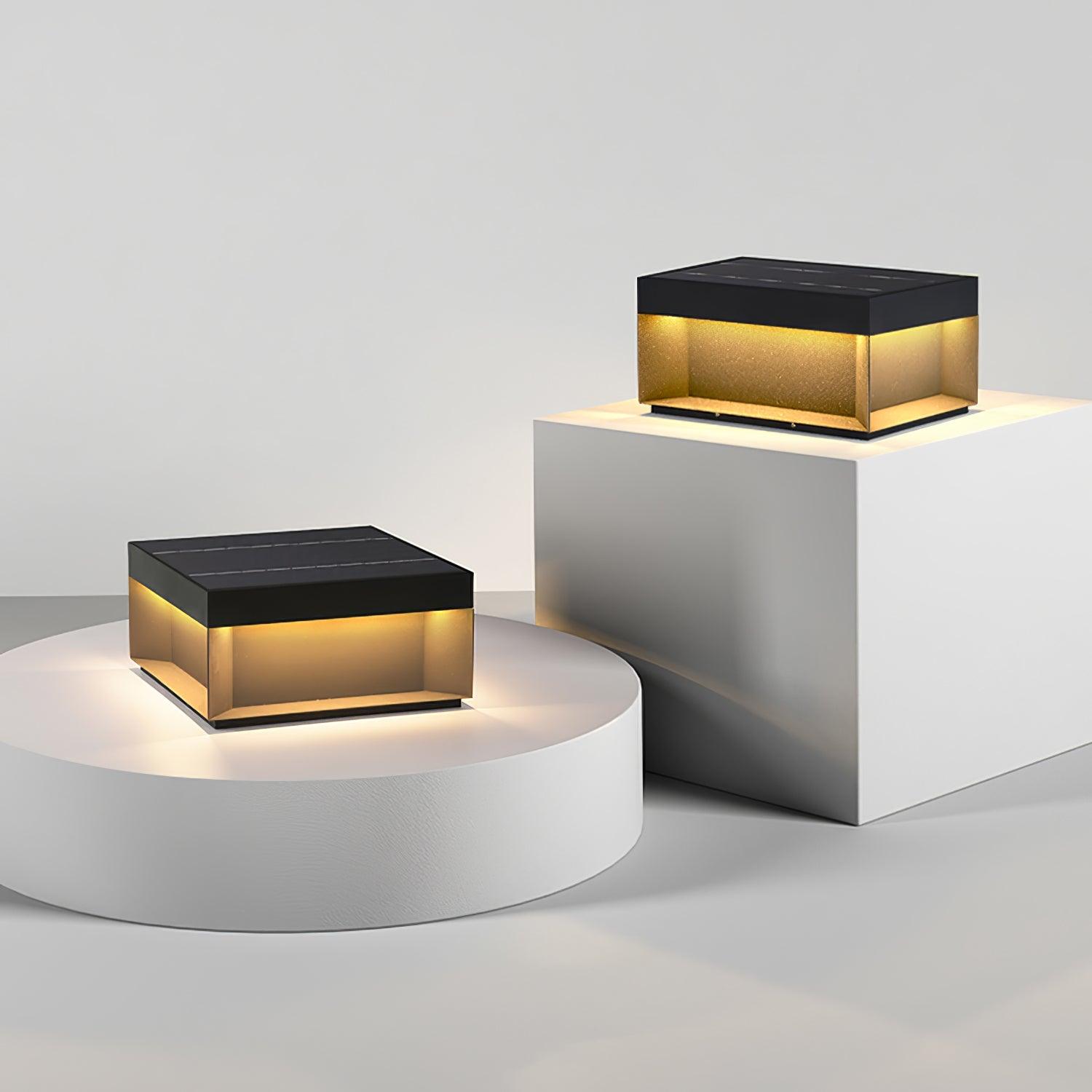 Bloc Cube IP65 Waterproof Outdoor Post Light for Garden and Pathways
