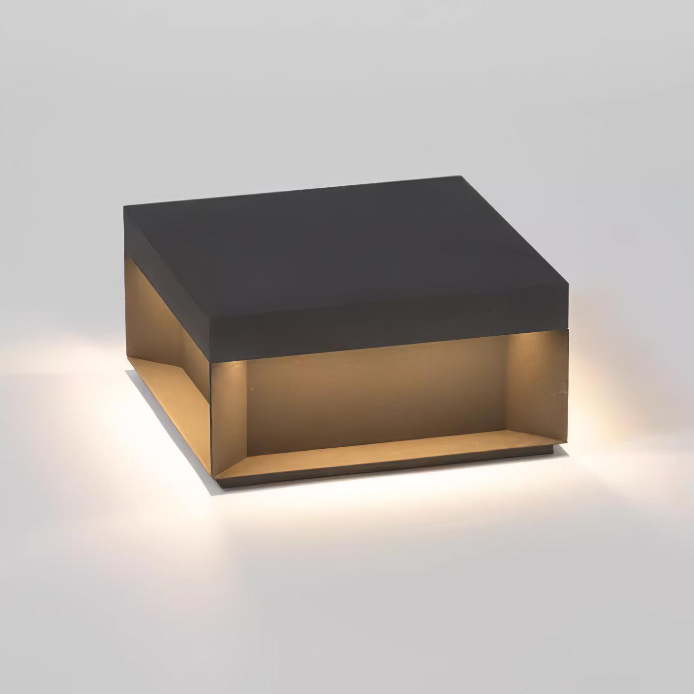Bloc Cube IP65 Waterproof Outdoor Post Light for Garden and Pathways