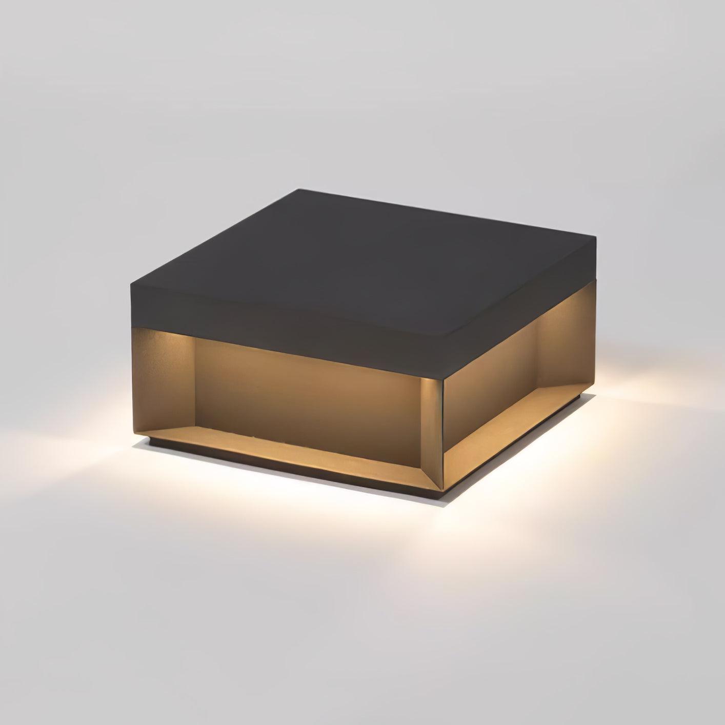 Bloc Cube IP65 Waterproof Outdoor Post Light for Garden and Pathways