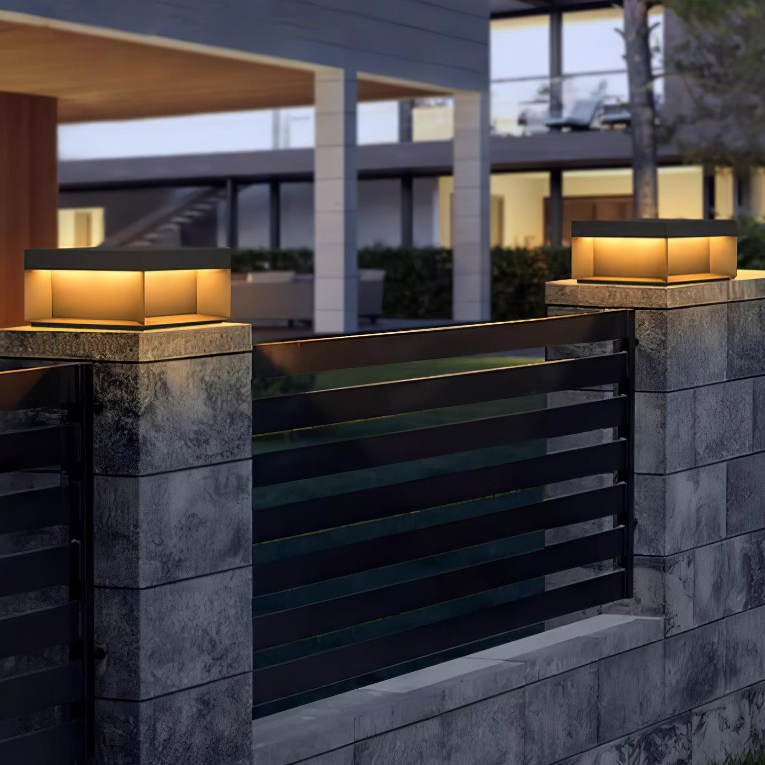 Bloc Cube IP65 Waterproof Outdoor Post Light for Garden and Pathways