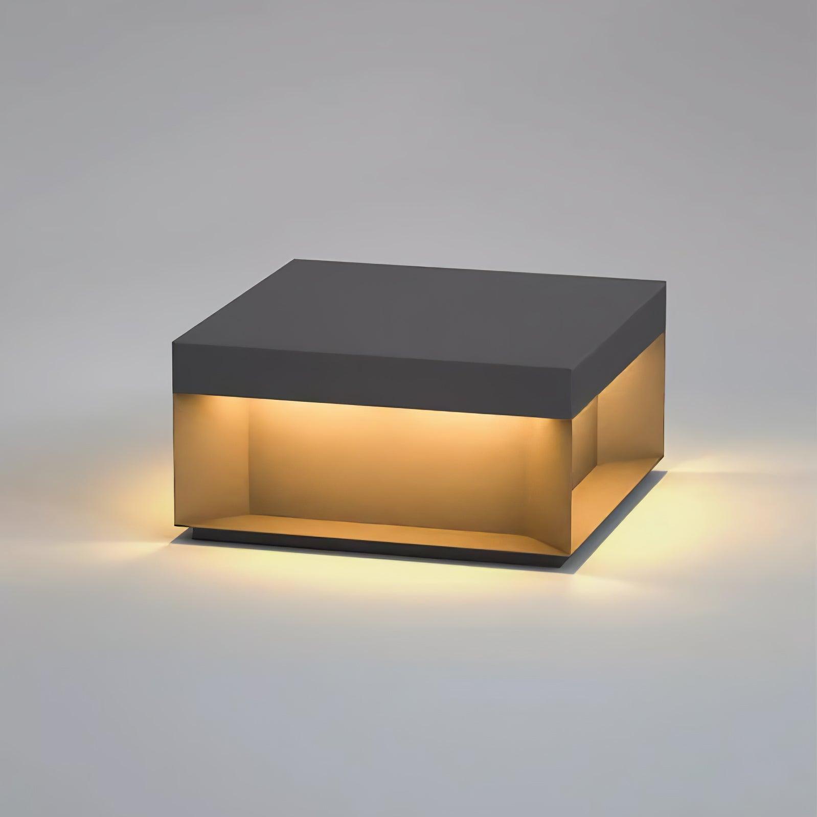 Bloc Cube IP65 Waterproof Outdoor Post Light for Garden and Pathways