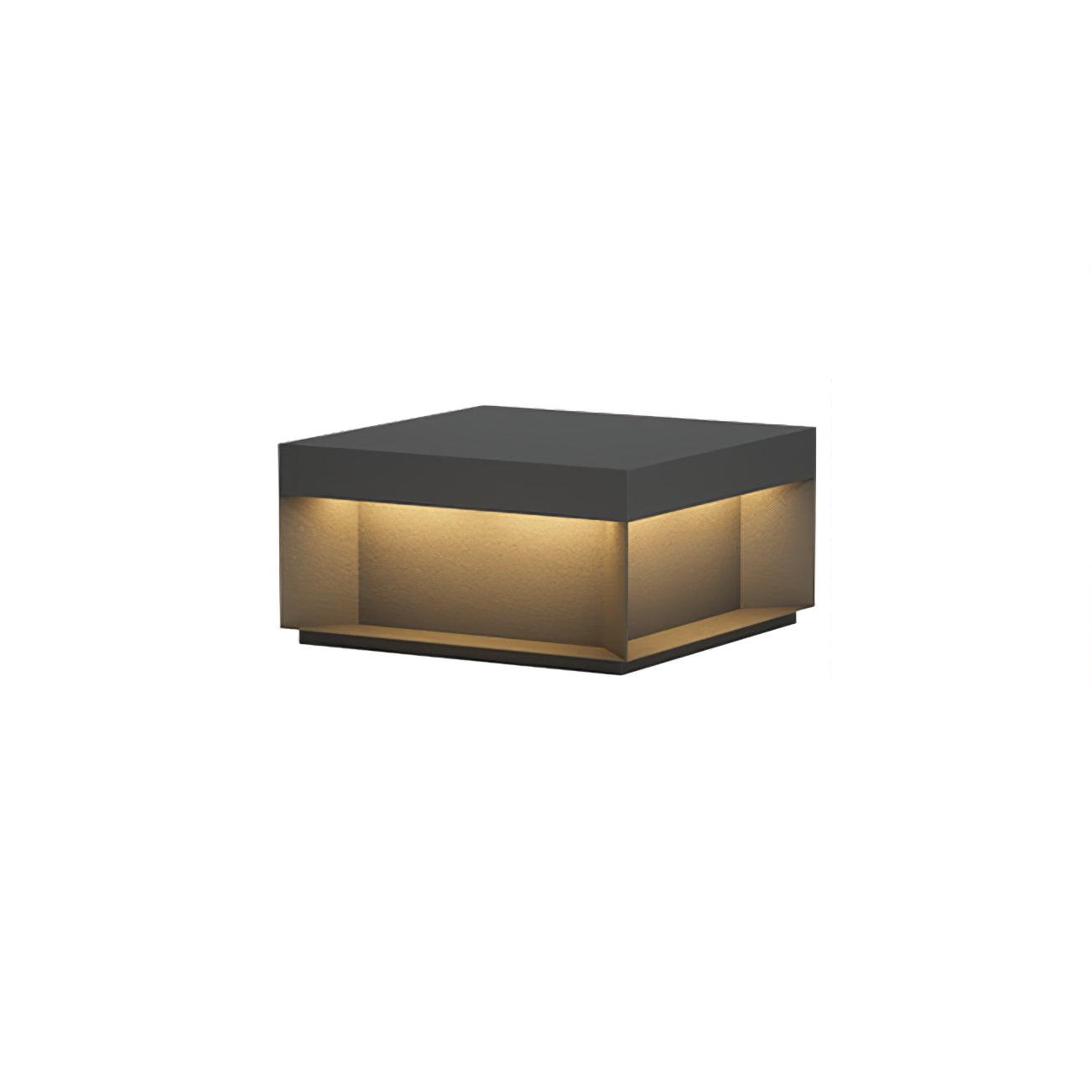 Bloc Cube IP65 Waterproof Outdoor Post Light for Garden and Pathways
