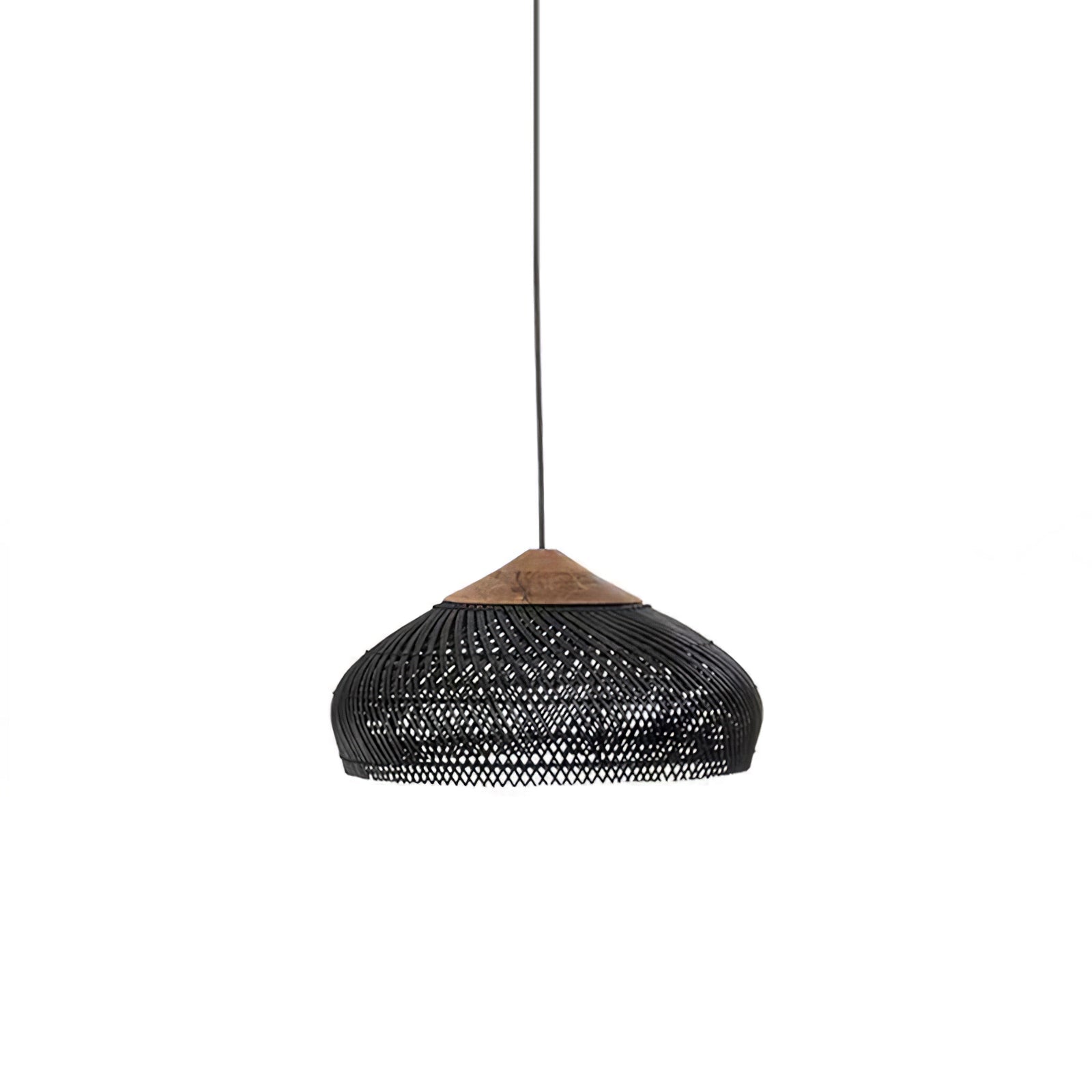 Yara Handwoven Rattan Pendant Light for Kitchen Island and Dining Room