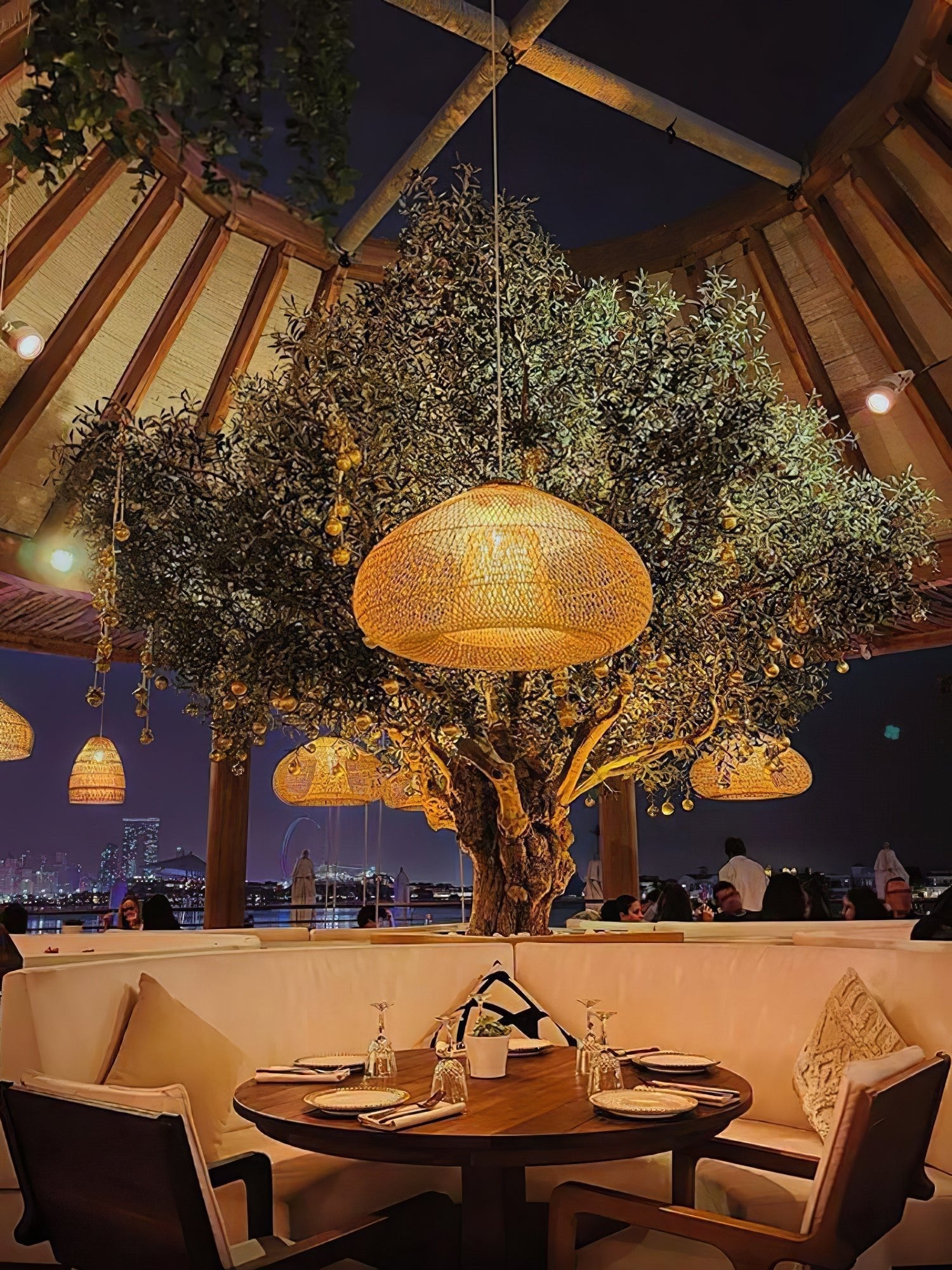 Yara Handwoven Rattan Pendant Light for Kitchen Island and Dining Room