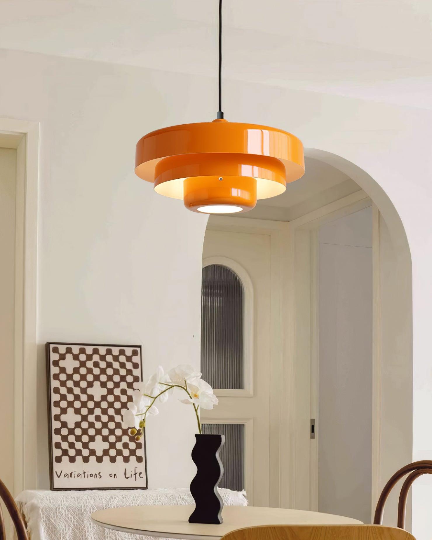 Cakora Bauhaus Metal Pendant Light for Kitchen & Dining Room