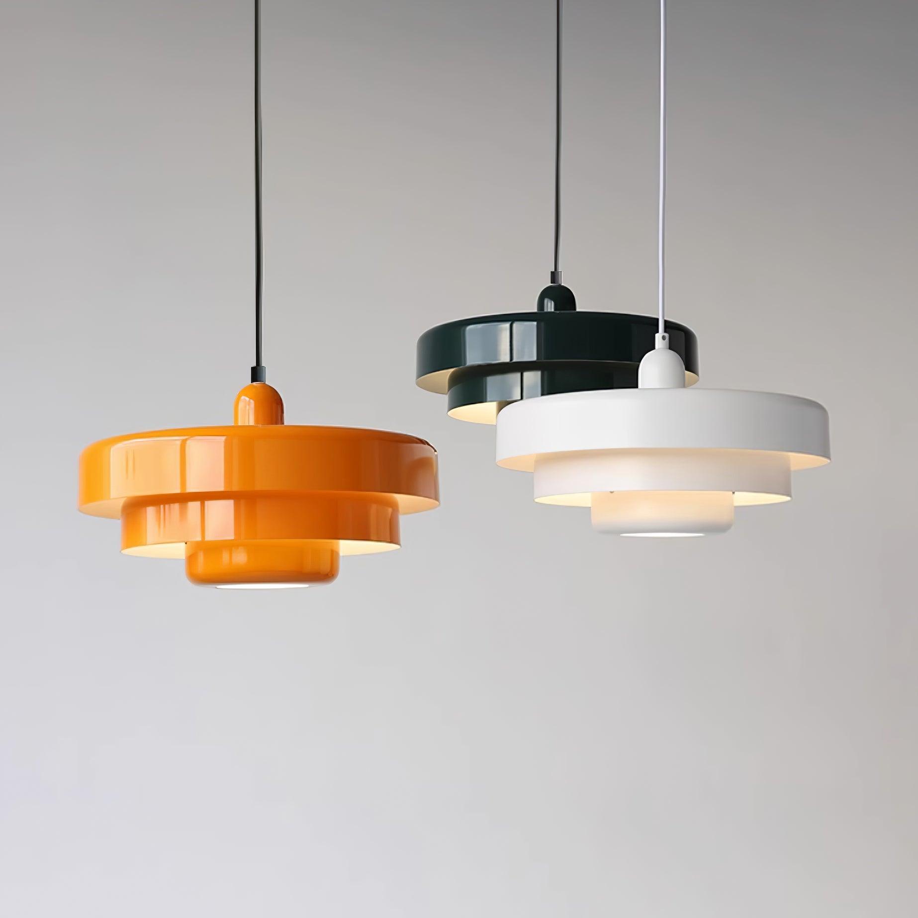Cakora Bauhaus Metal Pendant Light for Kitchen & Dining Room
