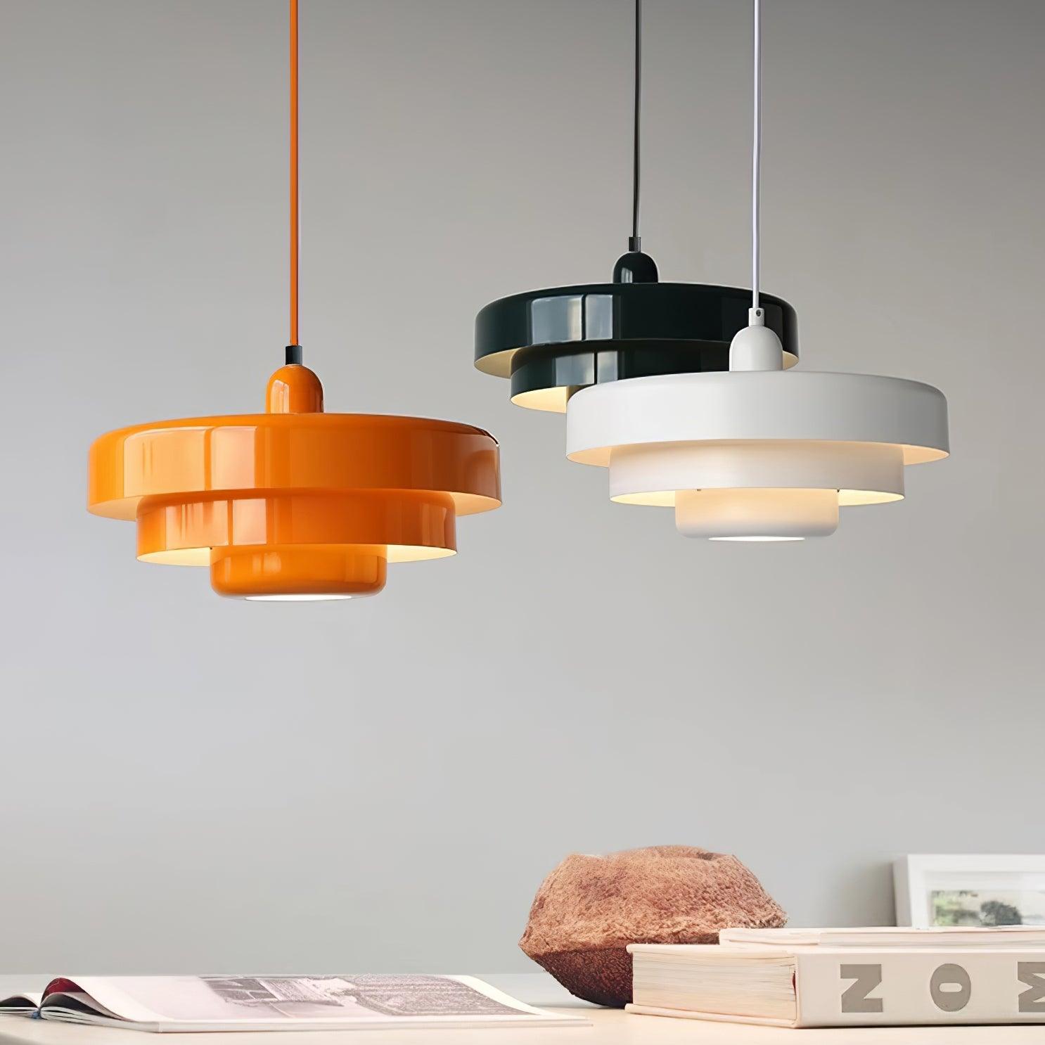 Cakora Bauhaus Metal Pendant Light for Kitchen & Dining Room