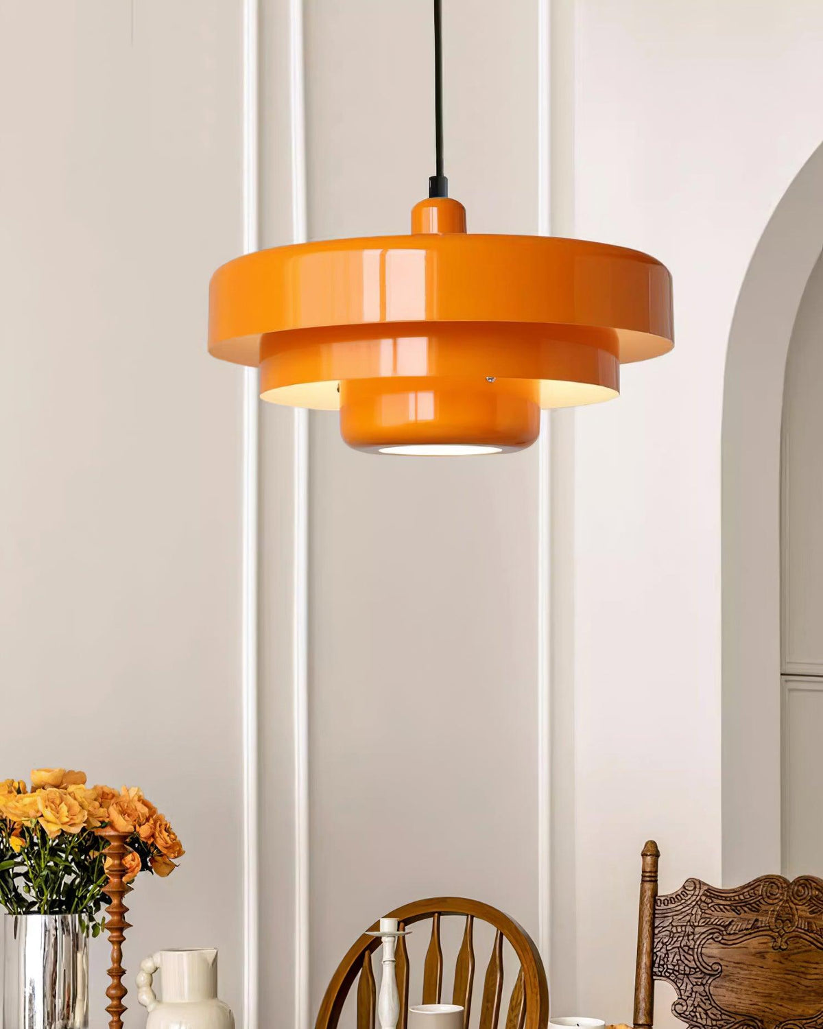 Cakora Bauhaus Metal Pendant Light for Kitchen & Dining Room