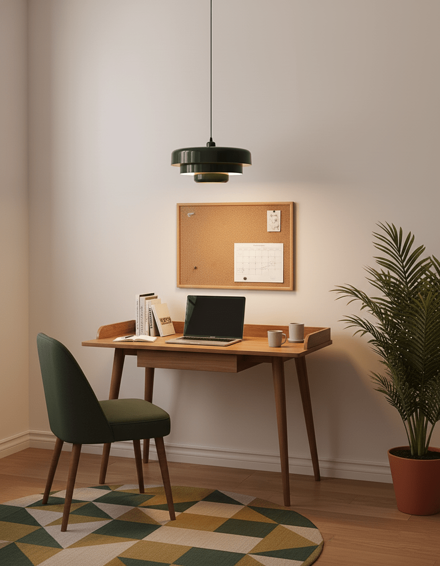 Cakora Bauhaus Metal Pendant Light for Kitchen & Dining Room