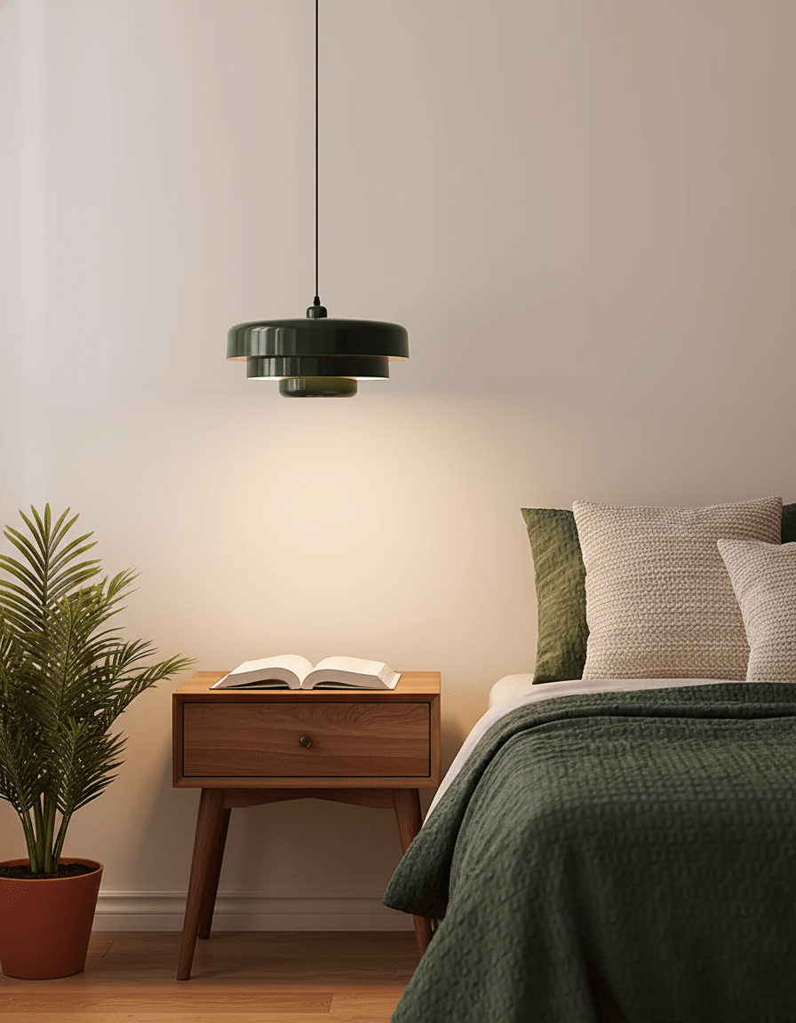 Cakora Bauhaus Metal Pendant Light for Kitchen & Dining Room