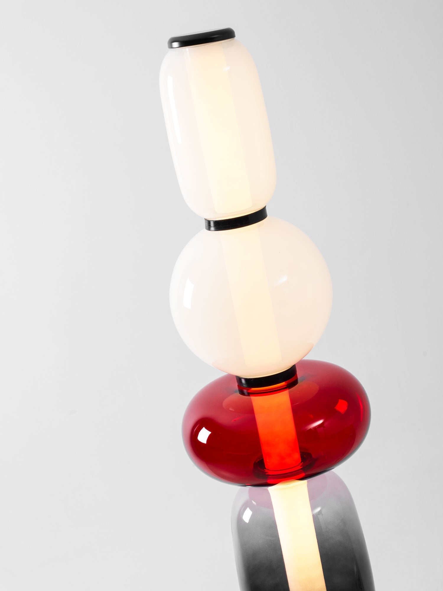 Prisma Hand-Blown Glass Floor Lamp for Living Room & Bedroom