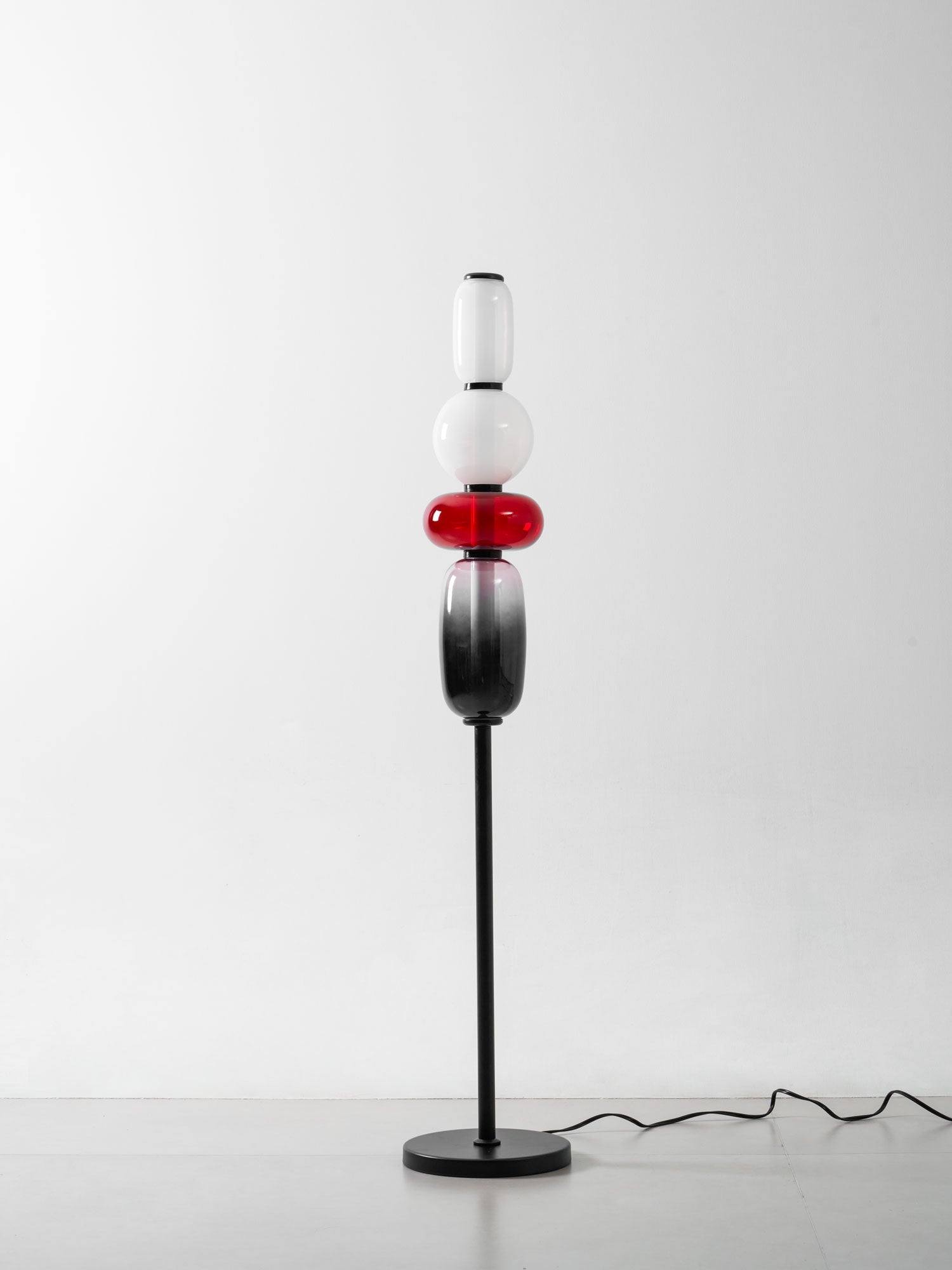 Prisma Hand-Blown Glass Floor Lamp for Living Room & Bedroom