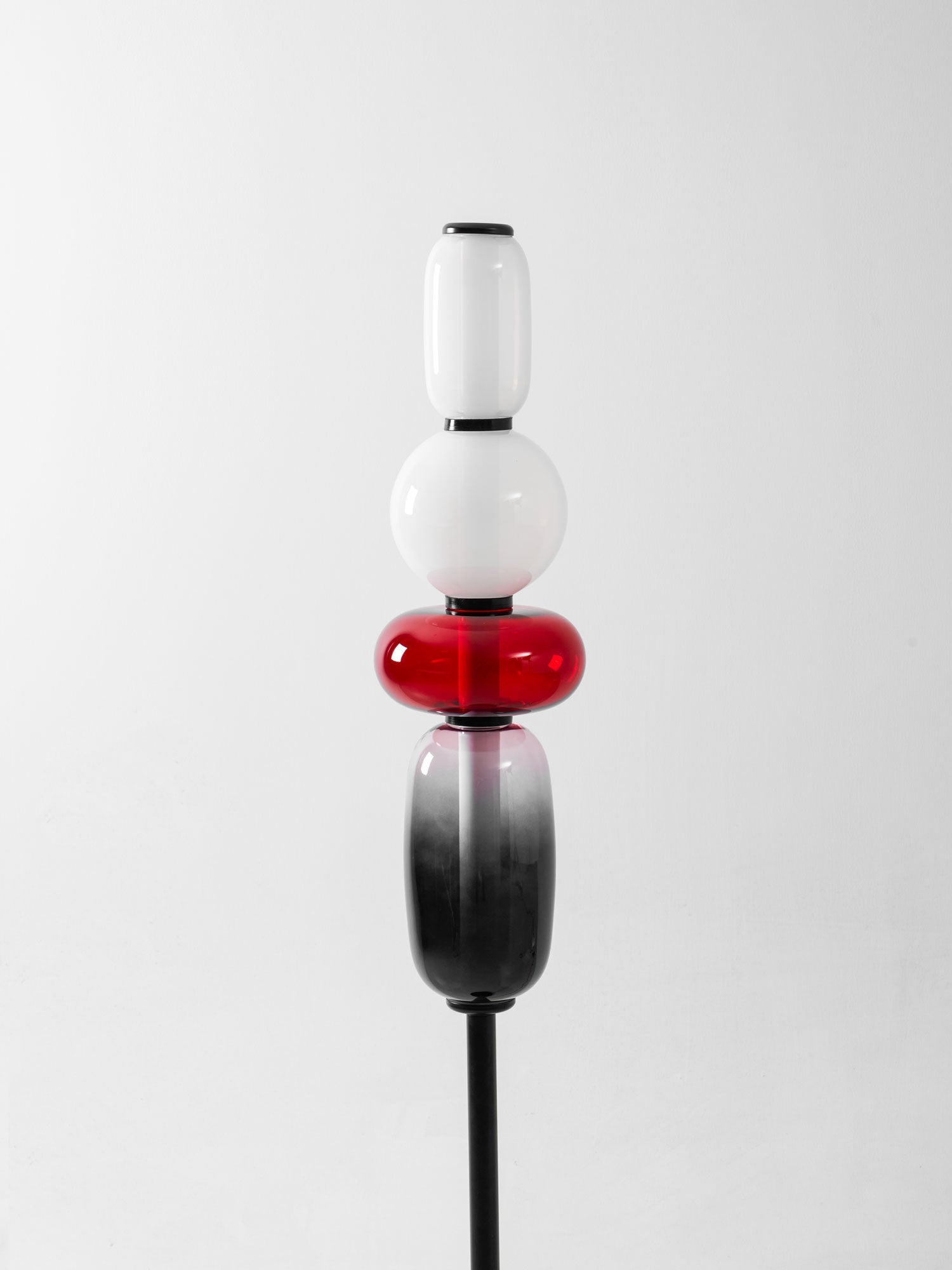 Prisma Hand-Blown Glass Floor Lamp for Living Room & Bedroom