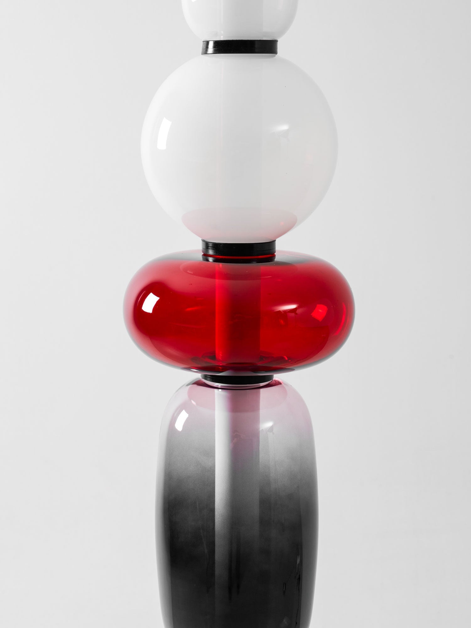 Prisma Hand-Blown Glass Floor Lamp for Living Room & Bedroom
