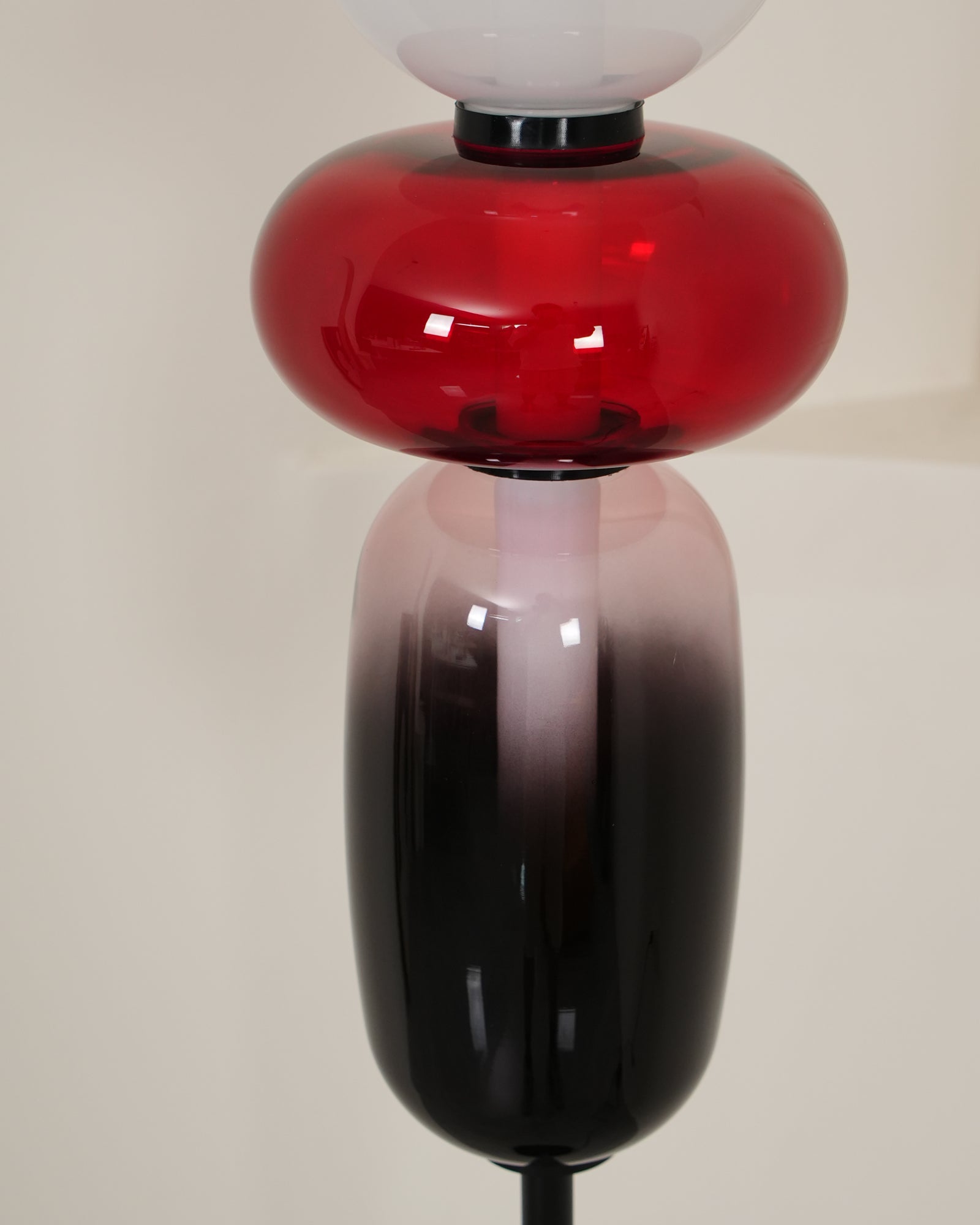 Prisma Hand-Blown Glass Floor Lamp for Living Room & Bedroom
