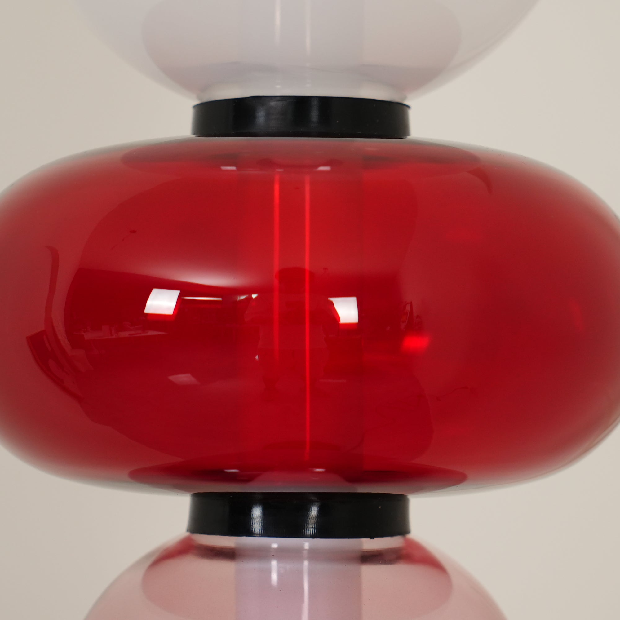 Prisma Hand-Blown Glass Floor Lamp for Living Room & Bedroom