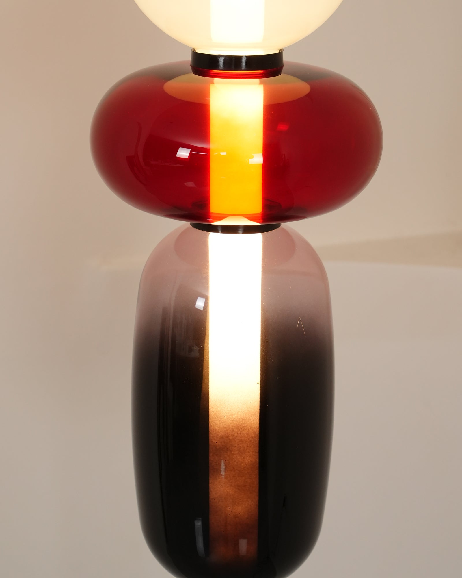 Prisma Hand-Blown Glass Floor Lamp for Living Room & Bedroom