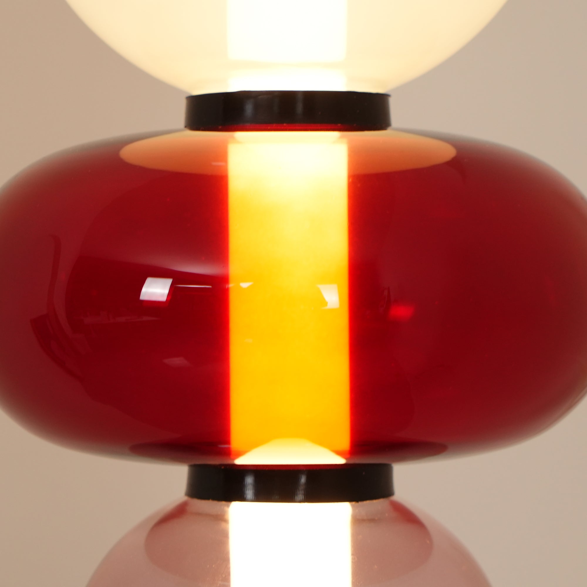 Prisma Hand-Blown Glass Floor Lamp for Living Room & Bedroom