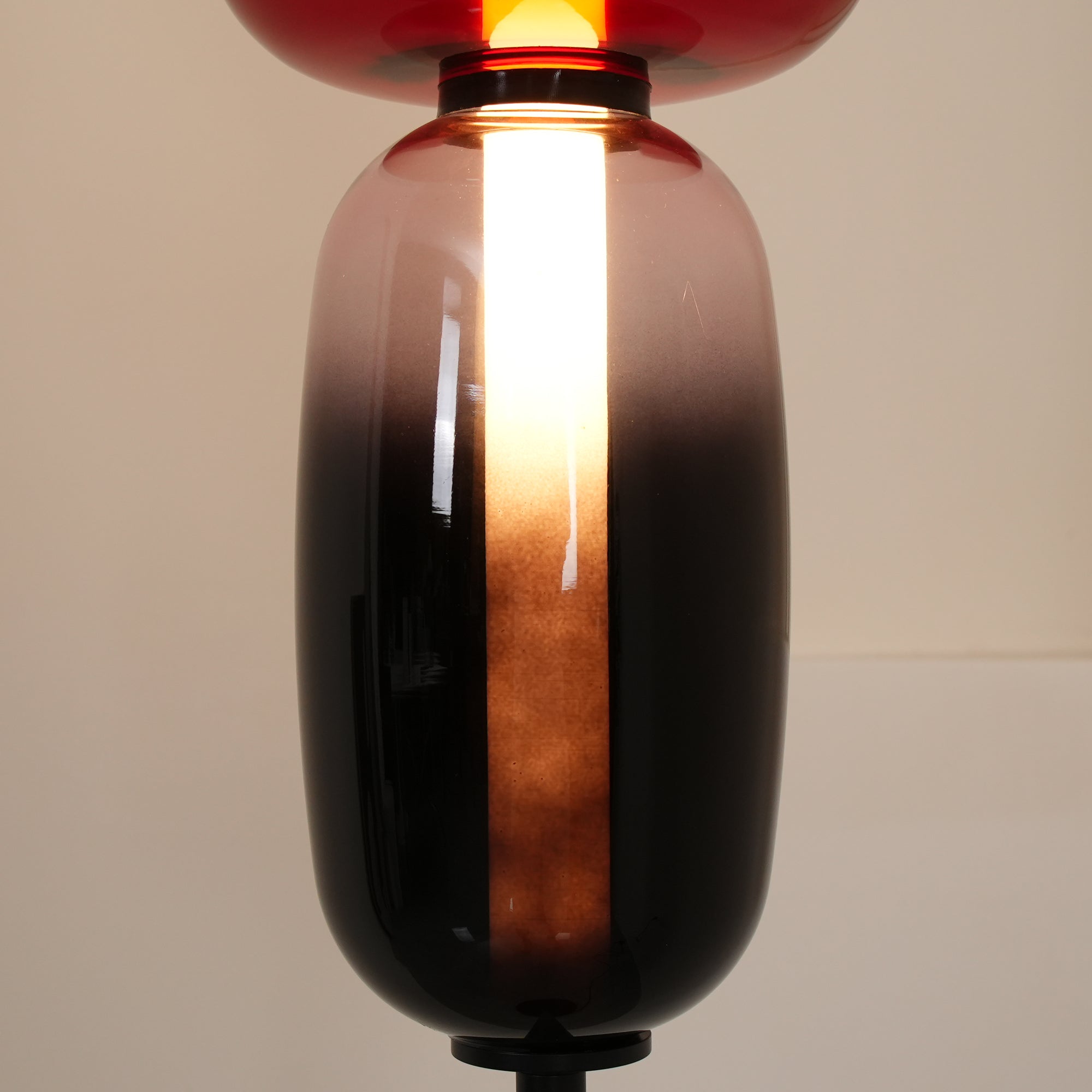 Prisma Hand-Blown Glass Floor Lamp for Living Room & Bedroom