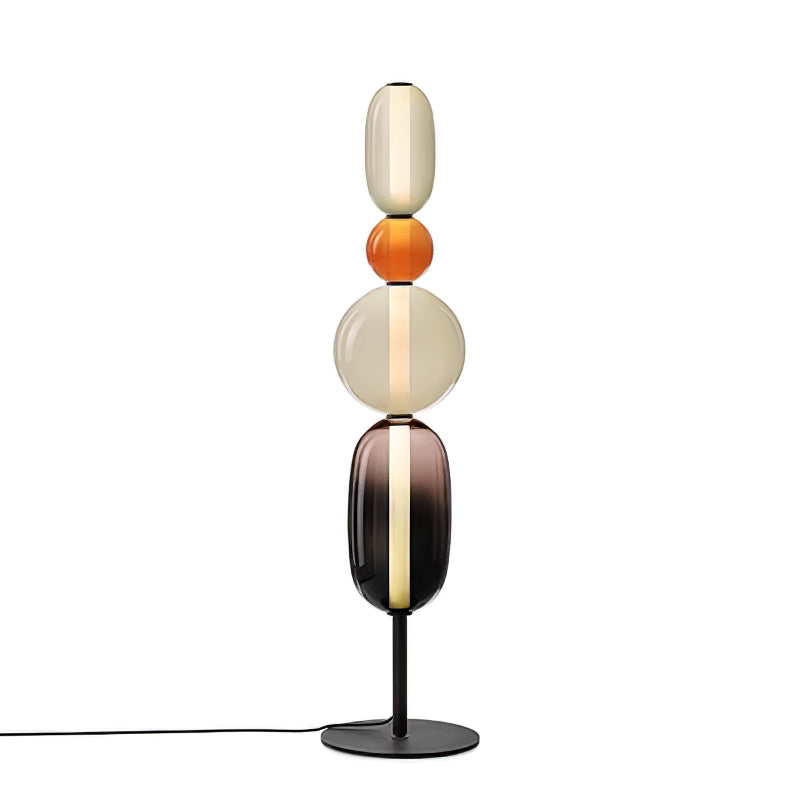 Prisma Hand-Blown Glass Floor Lamp for Living Room & Bedroom