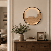 Terrain Modern Wood LED Wall Light for Living Room & Hallway