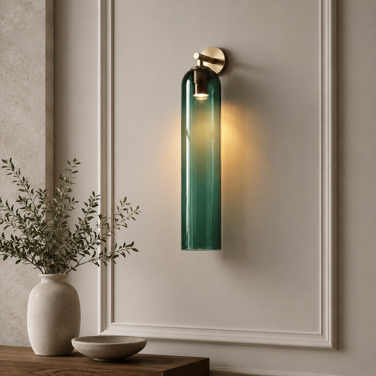 Velune Art Glass Sconce