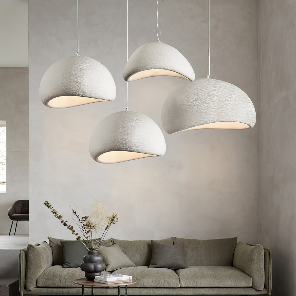 Nimbus Sculptural Cloud Sphere Pendant Light for Living Dining Room