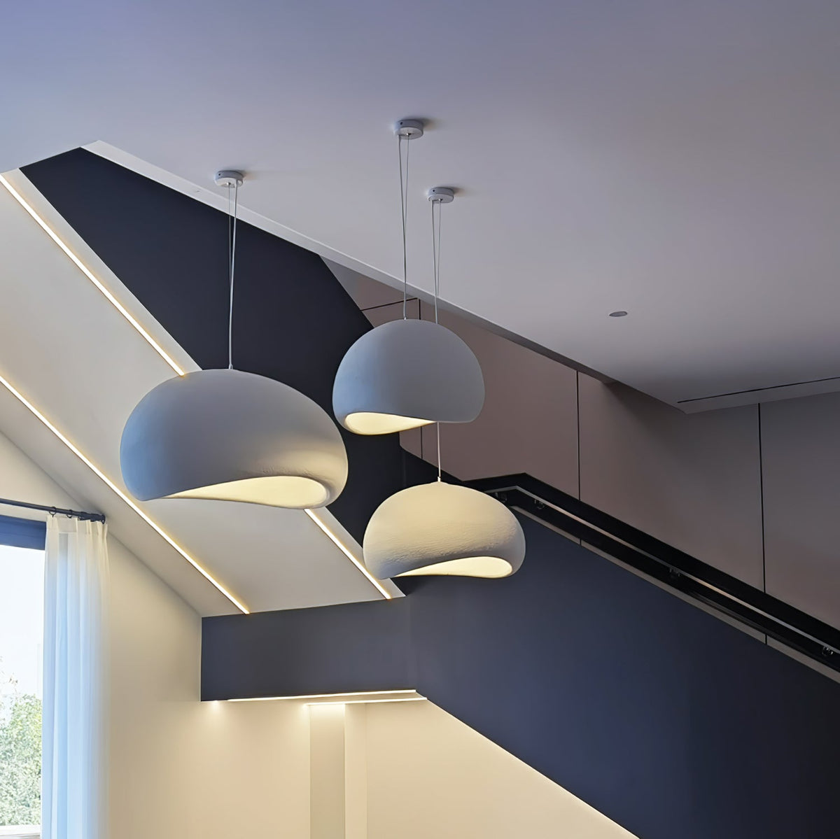 Nimbus Sculptural Cloud Sphere Pendant Light for Living Dining Room