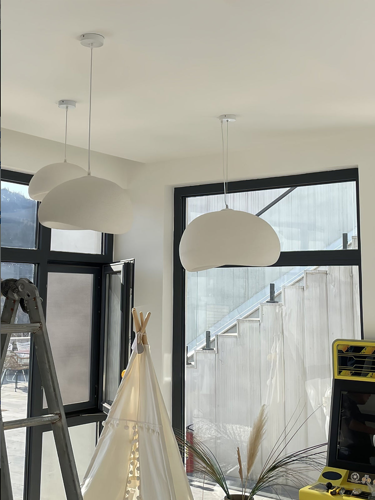 Nimbus Sculptural Cloud Sphere Pendant Light for Living Dining Room