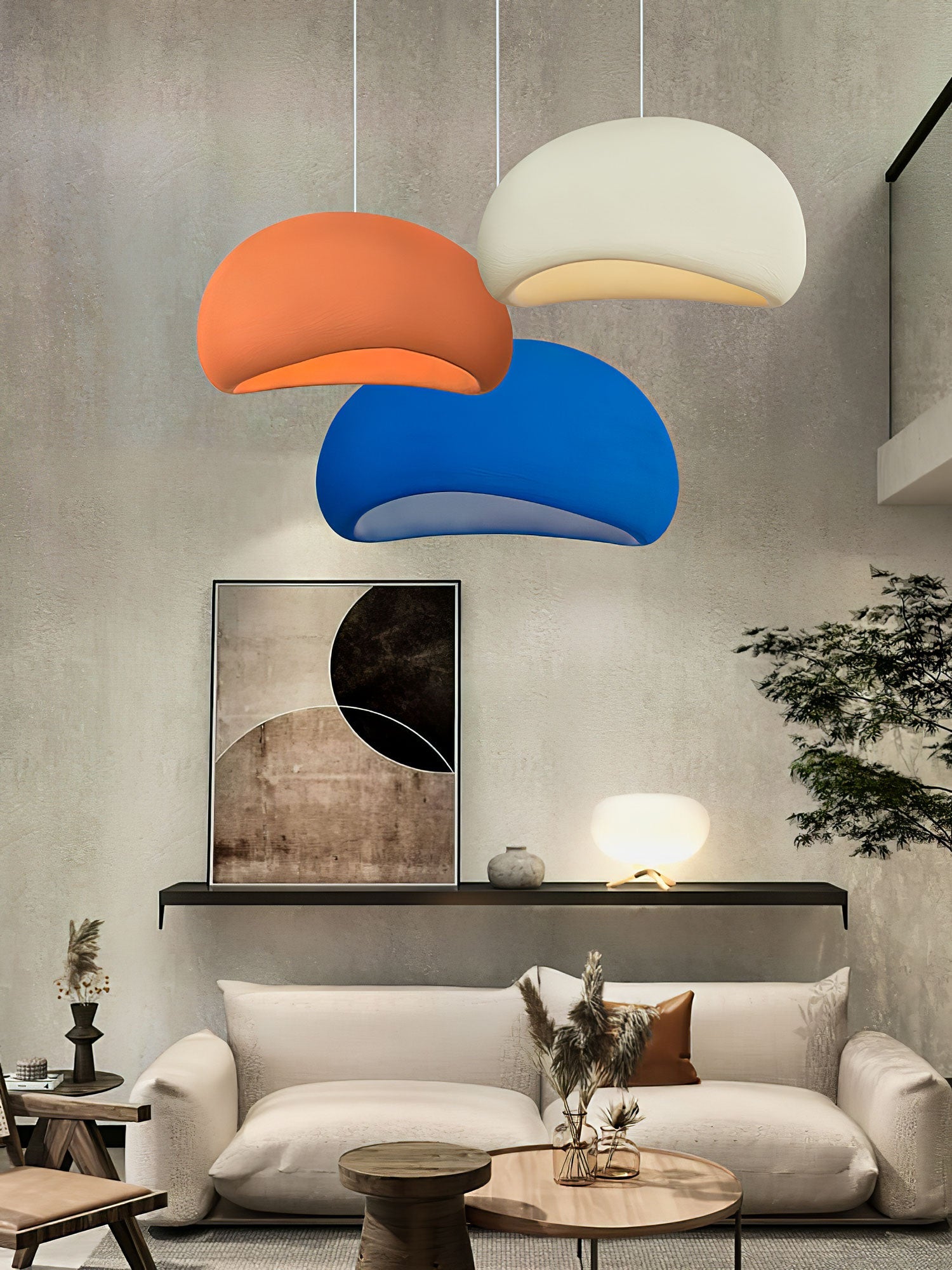 Nimbus Sculptural Cloud Sphere Pendant Light for Living Dining Room